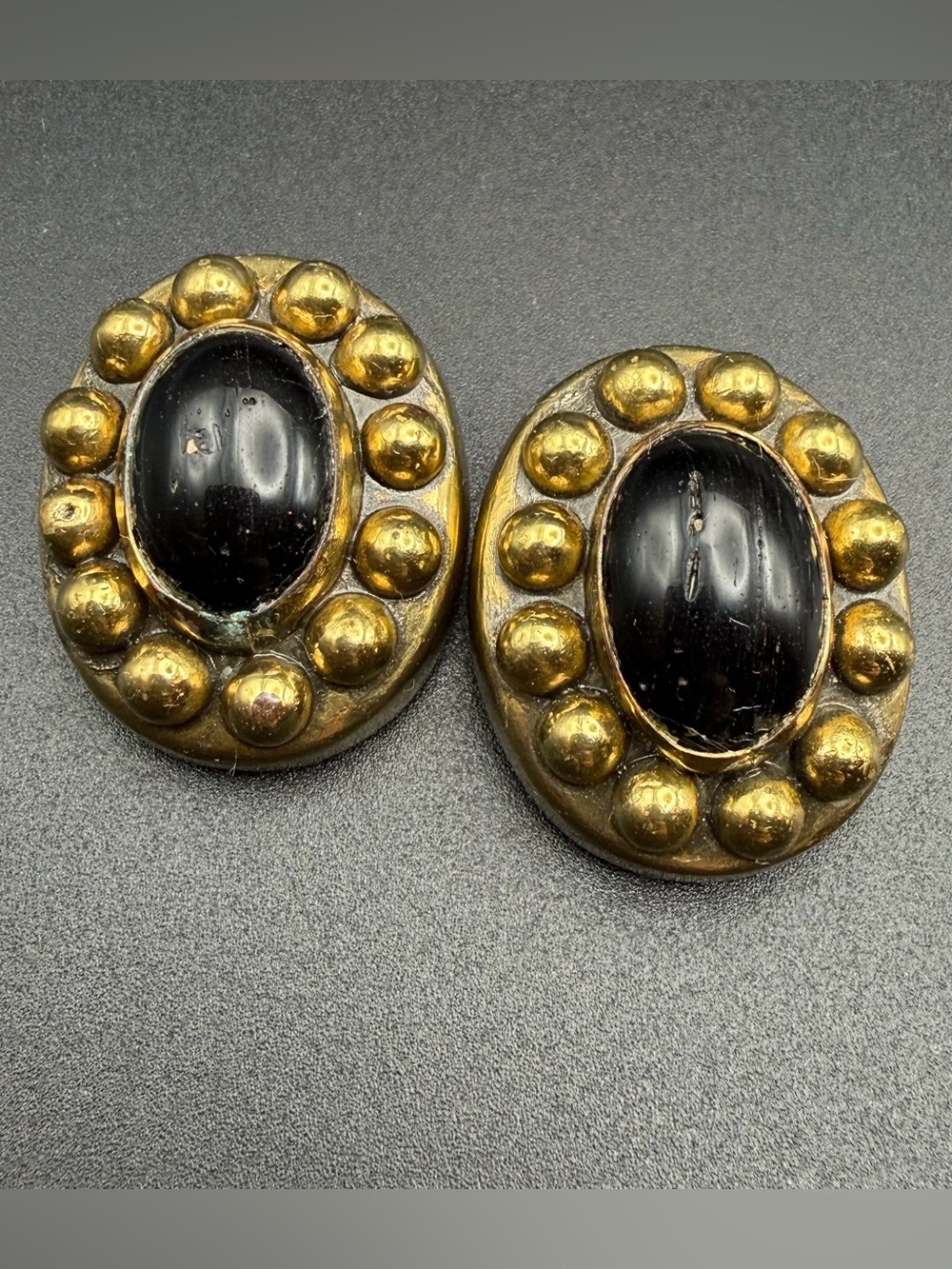 Luisa Conti Vintage Clip-On earrings #406